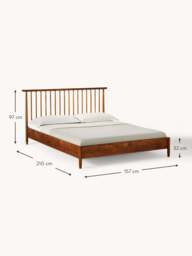 Pine Wood Bed Windsor with Headboard - thumbnail 9