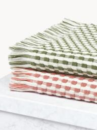 High-Low Towel Set Juniper, in various set sizes - thumbnail 5