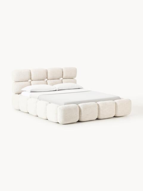 Upholstered Bouclé Bed Tayla - image 1