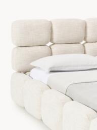 Upholstered Bouclé Bed Tayla - thumbnail 6