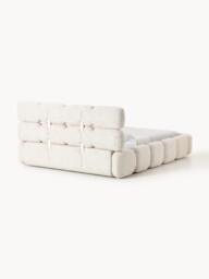 Upholstered Bouclé Bed Tayla - thumbnail 5