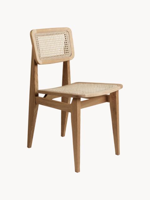 Oak Wood Dining Chair C-Chair with Viennese Wickerwork - image 1