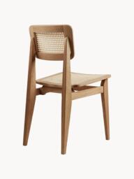 Oak Wood Dining Chair C-Chair with Viennese Wickerwork - thumbnail 3