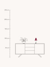 Small Portable Dimmable LED Table Lamp Pantop, Design Verner Panton - thumbnail 3
