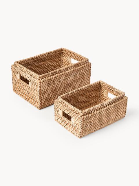 Storage Baskets Lurdes with Lids, Set of 2 - image 1