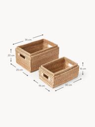 Storage Baskets Lurdes with Lids, Set of 2 - thumbnail 9