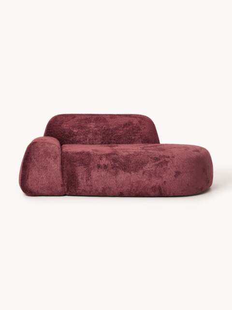 Teddy Bouclé Sofa Wolke (2-seater) with Chaise End - image 1