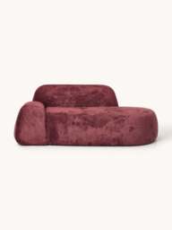 Teddy Bouclé Sofa Wolke (2-seater) with Chaise End - thumbnail 1