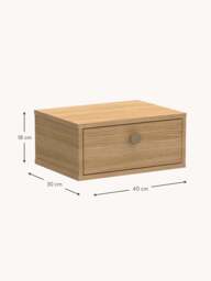 Wooden Wall-Mounted Bedside Table Monfort - thumbnail 3