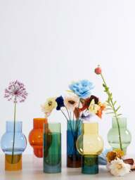 Mouth-Blown Vase Bouquet Tube, H 27 cm - thumbnail 5