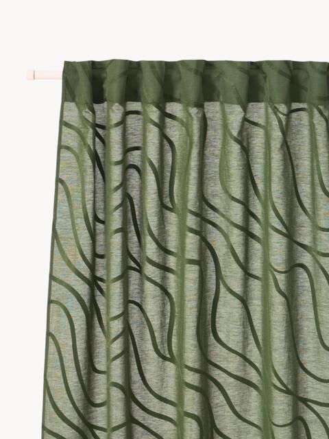 Light-Filtering Multi-Band Curtains Lidia, Set of 2, W 140 cm - image 1