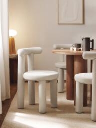 Upholstered Velvet Chair Calan - thumbnail 2