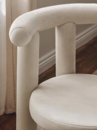 Upholstered Velvet Chair Calan - thumbnail 9