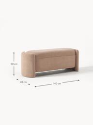 Teddy Upholstered Bench Benji with Storage Space - thumbnail 9