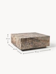Marble Effect Coffee Table Lesley - thumbnail 5