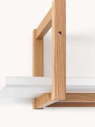 Oak Shelf Alex with Glass Shelves - thumbnail 4
