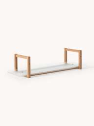 Oak Shelf Alex with Glass Shelves - thumbnail 3