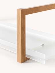 Oak Shelf Alex with Glass Shelves - thumbnail 5