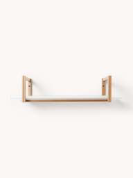 Oak Shelf Alex with Glass Shelves - thumbnail 2