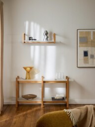 Oak Shelf Alex with Glass Shelves - thumbnail 7
