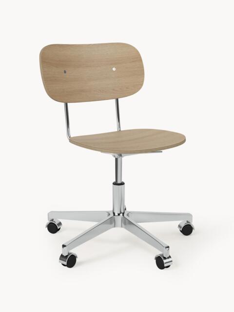 Metal and Wood Office Chair Co Task, Adjustable Height - image 1