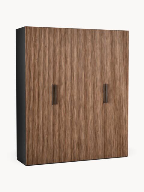 Modular Revolving Door Wardrobe Simone, 200 cm Wide, in various sizes