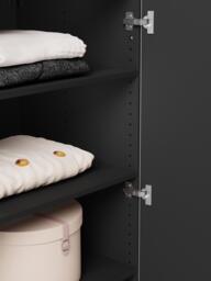 Modular Hinged Door Wardrobe Leon, 50 cm Wide, in various sizes - thumbnail 4