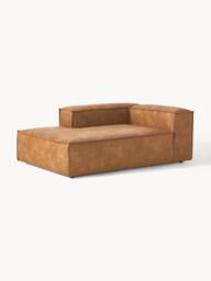 Leather Corner Chaise Module Lennon