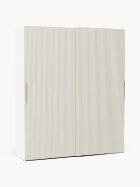 Modular Sliding Door Wardrobe Simone, 200 cm Wide, in various sizes