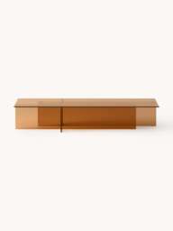 Large Glass Coffee Table Anouk, W 160 cm - thumbnail 2