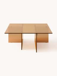 Large Glass Coffee Table Anouk, W 160 cm - thumbnail 3