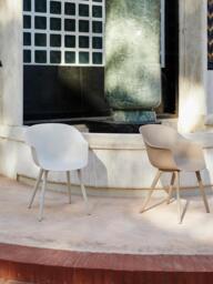 Garden Dining Chair Bat with Armrests - thumbnail 3