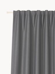 Blackout Multi-Band Curtains Asher, Set of 2, W 140 cm