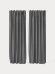 Blackout Multi-Band Curtains Asher, Set of 2, W 140 cm - thumbnail 2