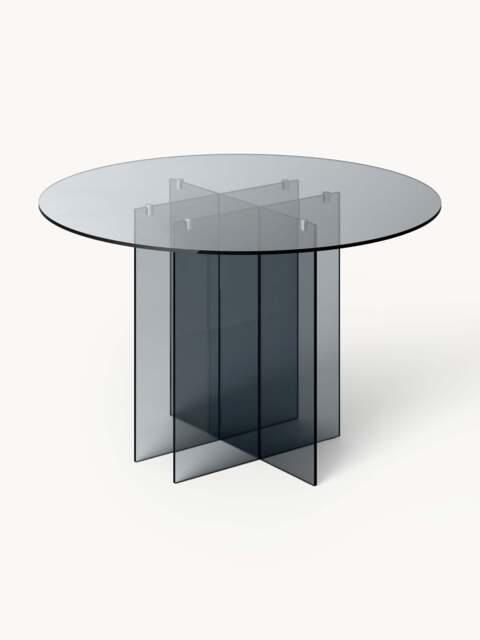 Round Glass Dining Table Anouk, in various sizes - image 1