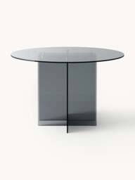 Round Glass Dining Table Anouk, in various sizes - thumbnail 3