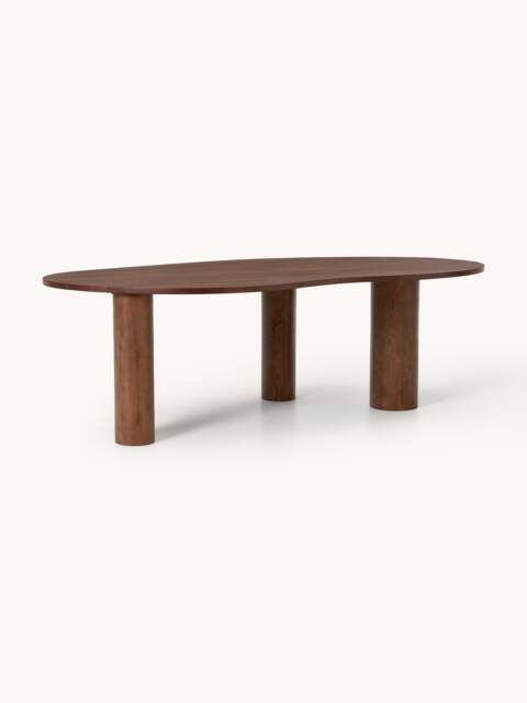 Organic-Shaped Oak Wood Dining Table Naruto, in various sizes - image 1