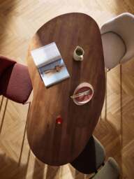 Organic-Shaped Oak Wood Dining Table Naruto, in various sizes - thumbnail 8