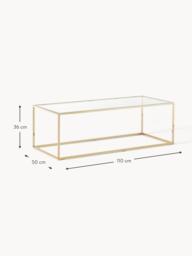 Coffee Table Maya with Glass Top - thumbnail 7