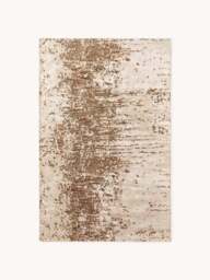 Hand-Woven Wool Rug Cynthia with Abstract Pattern