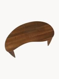 Walnut Wood Desk Feve in Organic Shape - thumbnail 5