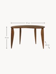 Walnut Wood Desk Feve in Organic Shape - thumbnail 9