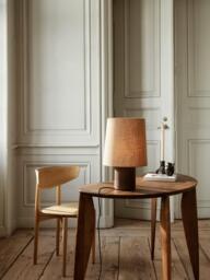 Walnut Wood Desk Feve in Organic Shape - thumbnail 8