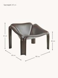 Leather Lounge Chair F300 - thumbnail 5