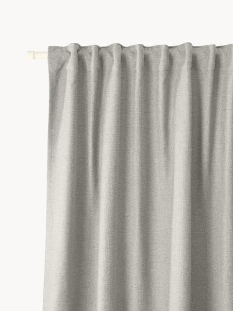 Opaque Multi-Band Curtains Jensen, Set of 2, W 130 cm - image 1