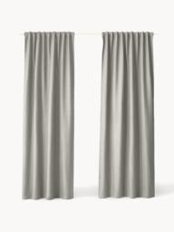 Opaque Multi-Band Curtains Jensen, Set of 2, W 130 cm - thumbnail 3