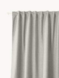 Opaque Multi-Band Curtains Jensen, Set of 2, W 130 cm - thumbnail 1