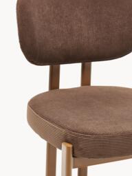 Upholstered Corduroy Dining Chair Adrien - thumbnail 5