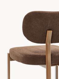 Upholstered Corduroy Dining Chair Adrien - thumbnail 6