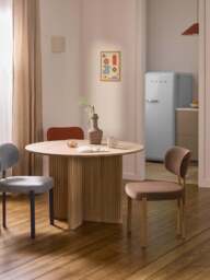 Upholstered Corduroy Dining Chair Adrien - thumbnail 8